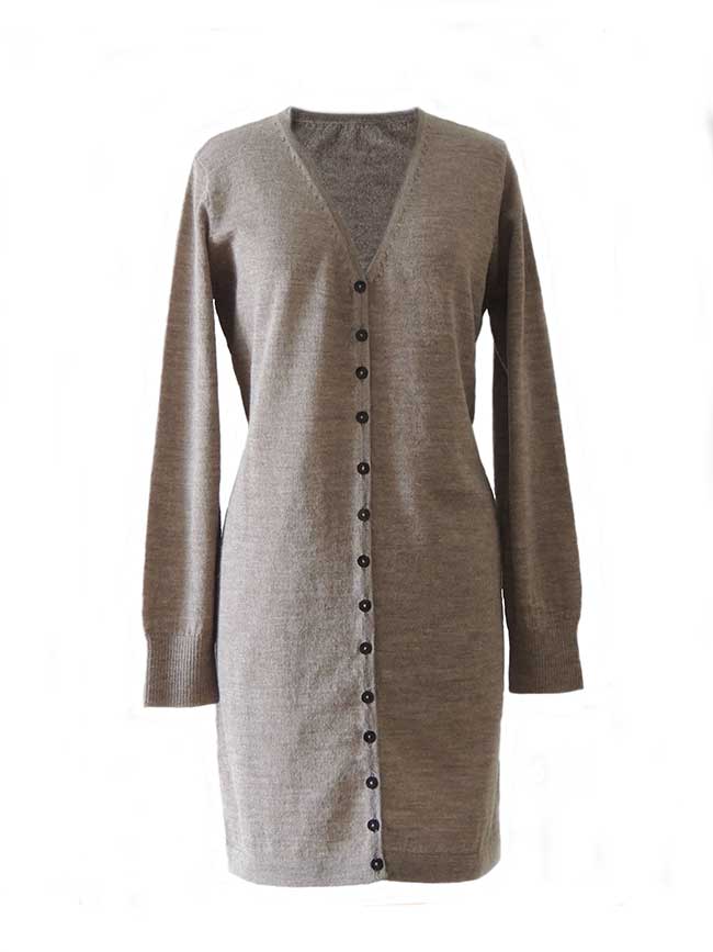 PFL knitwear, fine knitted cardigan with buttons