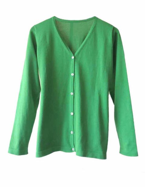 PFL Premium cardigan Luana classic, green