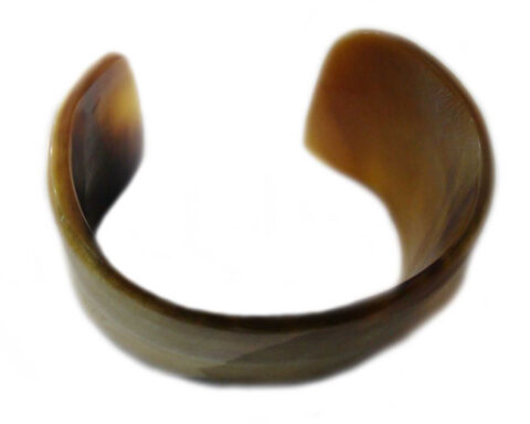 PFL wide bracelet polished bulls horn.