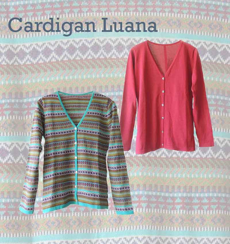 PFL Premium cardigan Luana a classic cardigan with V-neck and button closure