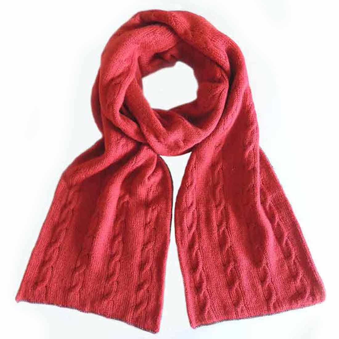 PopsFL knitwear wholesale manufactor Double knitted, reversible scarf