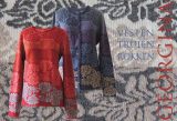 PFL knitwear, jacquard damesvesten en truien model Georgina.