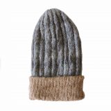 PFL knitwear, hand knitted reversible beanies