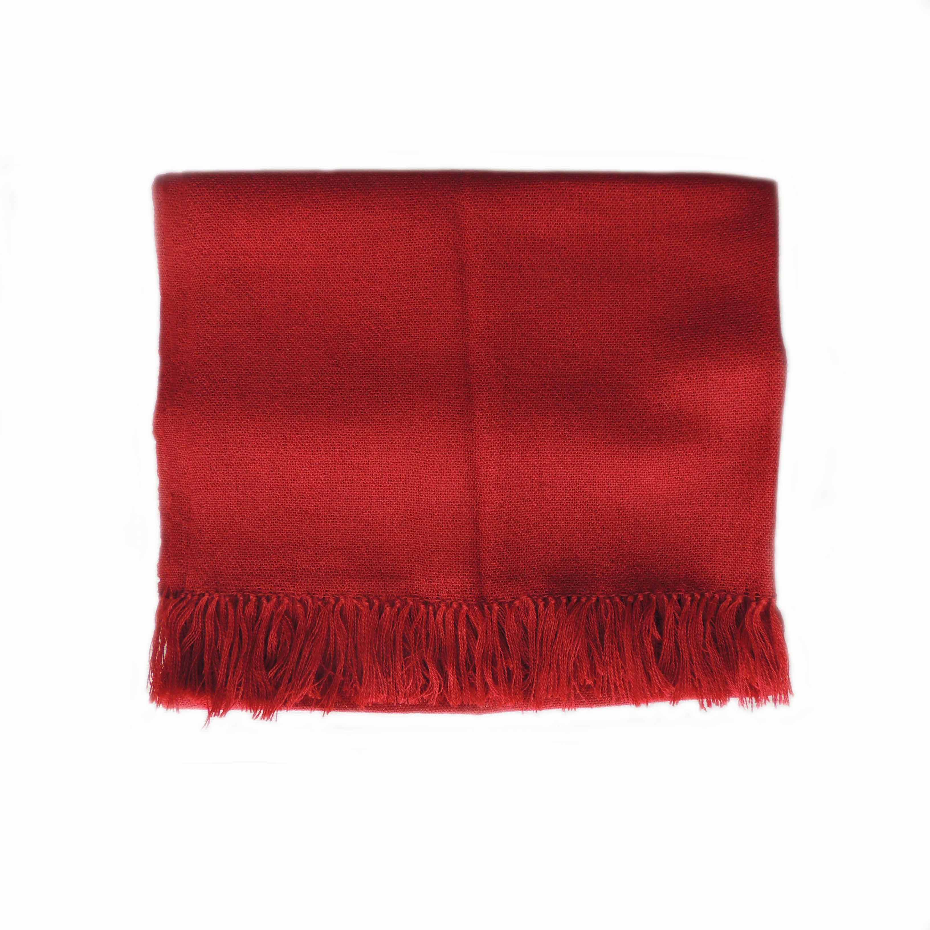 Popsfl Peru wholesale manufactor handwovenHandwoven shawl, baby alpaca solid color