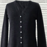 PFL knitwear manufacturer wholesale Fine knitted cardigan with 14 button closure.