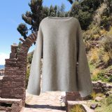 PopsFL knitwear women sweater oversized felted alpaca blend