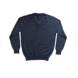 PopsFL knitwear wholesale Men sweater classic model, V- neck, solid color, 100% baby alpaca. Industrial knitted. Made in Peru.