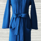 PopsFL knitwear manufacturer wholesale Capote Coat 100% royal alpaca hooded or non hooded.