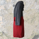 PopsFL knitwear manufacturer wholesale, Capote coat felted, alpaca blend, 2 color design.