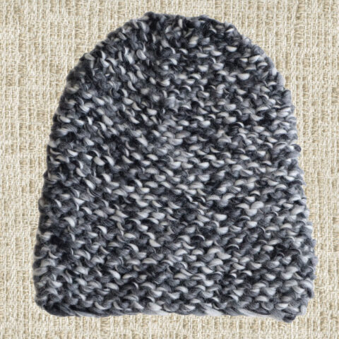 POPSFL Knitwear manufacturer wholesale Beanie chunky knitted hat, 100% wool, mixed color yarn.